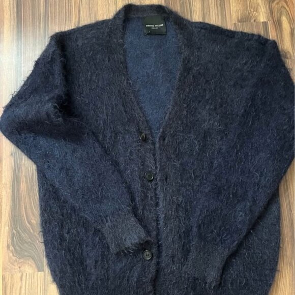 Roberto Collina beautiful navy mohair sweater - Picture 1 of 6